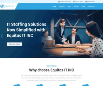 Equitasitinc.com(EQUITAS IT INC) Screenshot