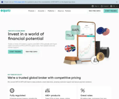 Equiti.com(Online trading) Screenshot