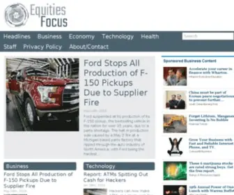 Equitiesfocus.com(Equities Focus) Screenshot