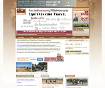 Equitrekkingtravel.com(Equitrekking Travel) Screenshot