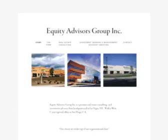 Equityadvisorsgroup.com(Equity Advisors Group Inc) Screenshot