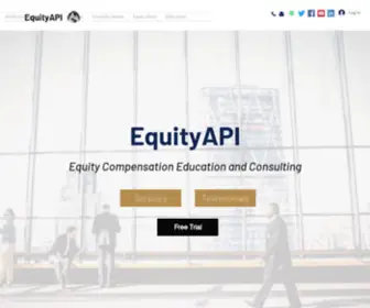 Equityapi.com(Equity Compensation) Screenshot