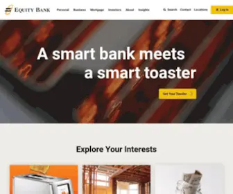 Equitybank.com(Equity Bank) Screenshot