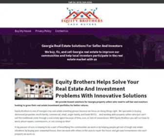 Equitybrothersga.com(Equity Brothers Investments) Screenshot