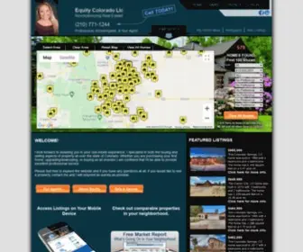 Equitycosprings.com(Equity Colorado Real Estate) Screenshot