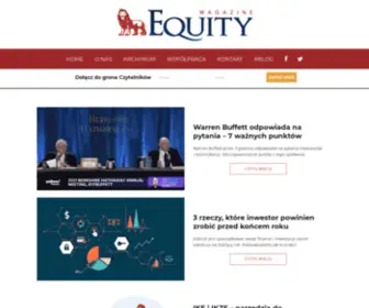 Equitymagazine.pl(Equity Magazine) Screenshot