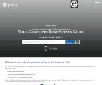 Equitynorthuthomesearch.com(Equity Real Estate) Screenshot