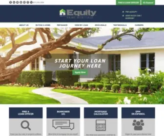 Equityprime.com(Home Loans) Screenshot