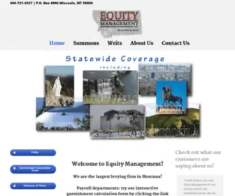 Equityprocess.com(Equity Management) Screenshot