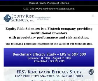 Equityrisksciences.com(HomeEquity Risk Sciences) Screenshot