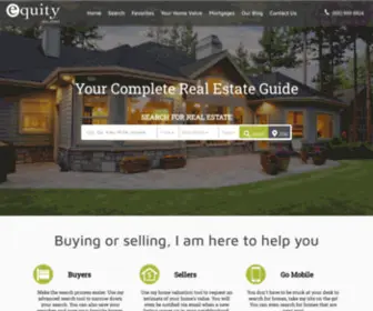 Equityuthomes.com(Equity Real Estate) Screenshot