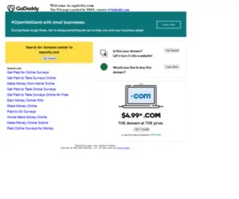 Equivity.com(Unknown Domain) Screenshot