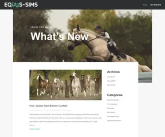 Equus-Sims.com(Blog) Screenshot