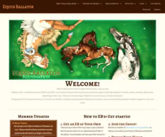 Equusballator.com(Equusballator) Screenshot