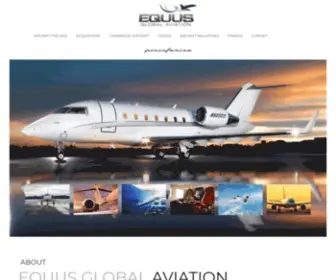 EquusGlobalaviation.com(Equus Global Aviation) Screenshot