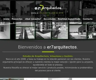 ER7Arquitectos.com(Estudio de Arquitectura) Screenshot