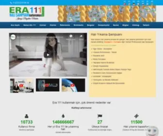 Era111.com(ERA 111 Halı Şampuanı ® Sabuncuoğlu Kimya A.Ş) Screenshot