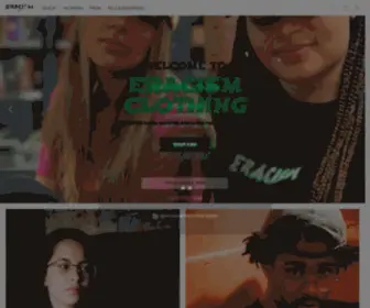 Eracismclothing.com(Eracism Clothing Store) Screenshot