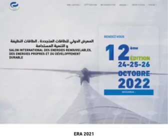 Era.dz(المعرض الدولي للطاقات المتجددة ، الطاقات النظيفة و التنمية المستدامة) Screenshot