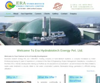 Erahydrobiotech.com(Water Treatment Plant) Screenshot