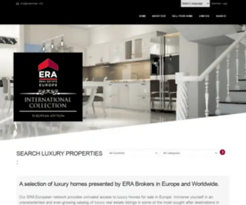 Eraimmobilierprestige.com(Luxury Real Estate in Europe) Screenshot