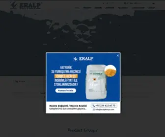 Eralpkimya.com(Eralp) Screenshot