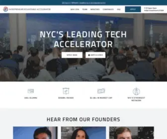 Eranyc.com(Early stage fund and technology accelerator located in New York City) Screenshot
