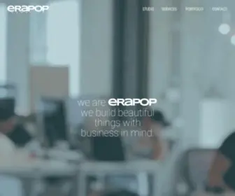 Erapop.com(Erapop Creative) Screenshot