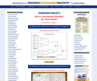 Erasabletournamentbrackets.com(Erasable Tournament Brackets for Darts) Screenshot