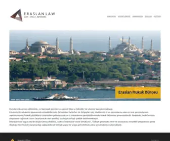 Eraslanlaw.com(ERASLAN) Screenshot