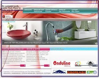 Eraslanyapi.com(Eraslan yapi) Screenshot