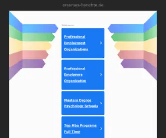Erasmus-Berichte.de(erasmus berichte) Screenshot