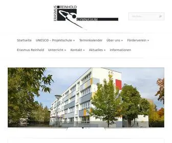 Erasmus-Reinhold-GYmnasium.de(Staatliches Gymnasium in Saalfeld) Screenshot