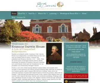 Erasmusdarwin.org(Celebrating the Amazing Dr Darwin) Screenshot