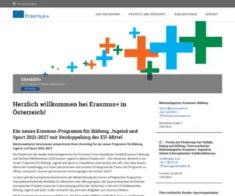 Erasmusplus.at(Nationalagentur Erasmus) Screenshot