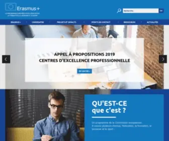Erasmusplus.fr(Accueil) Screenshot