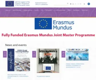 Erasmusplus.uz(Главная) Screenshot