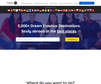 Erasmusprogramme.com(Dream Study Destinations) Screenshot