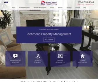 Erawoodyhoggrentals.com(Richmond Property Management and Property Managers) Screenshot