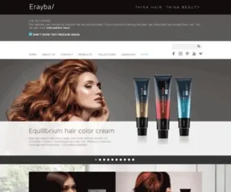 Erayba.com(Erayba Hair Cosmetics) Screenshot