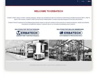 Erbatech.de(ERBATECH GmbH) Screenshot