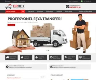 Erbeyevdenevetasimacilik.com(ERBEY Evden Eve Taşımacılık) Screenshot