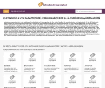 Erbjudande-Kupongkod.com(Kupongkod) Screenshot