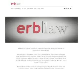 Erblaw.com(The Erb Law Firm PC) Screenshot