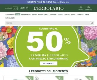 Erbolario.com(Cosmetici per una bellezza naturale) Screenshot