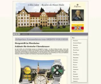 Erbprinz-Aristo.de(Erbprinz-Uhren von Aristo) Screenshot