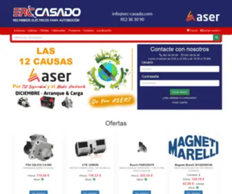 ERC-Casado.com(Tienda virtual de Electro Recambios Casado) Screenshot