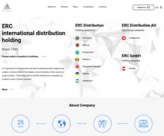 ERC-Distribution.com(ERC Holding) Screenshot