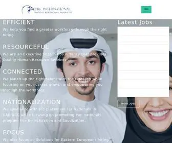 ERC-Int.com(ERC International Recruitment and Executive Search) Screenshot