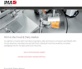 Erca-Formseal.com(Packaging Solutions for Food & Dairy) Screenshot